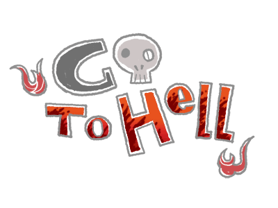 go to hell impression